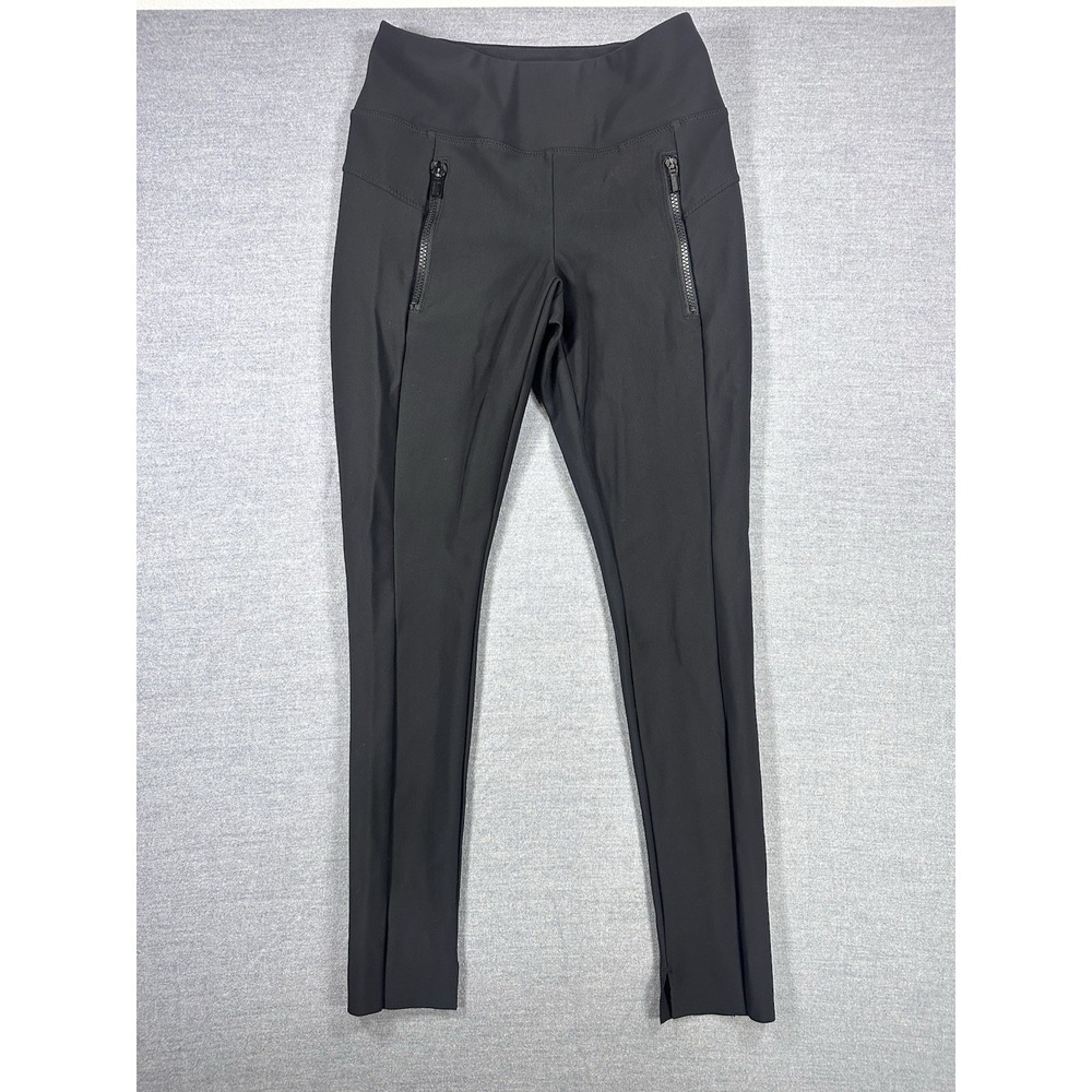 Athleta Pants Women's XS Black Stellar Tight Travel Zipped Pockets Athletic